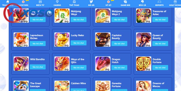 Kho trò chơi siêu khủng với hàng trăm tựa game hấp dẫn Kho trò chơi siêu khủng với hàng trăm tựa game hấp dẫn