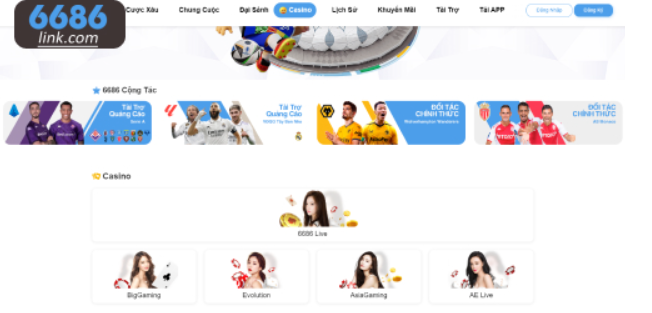 Sòng bạc trực tuyến 6686 có gì hay?