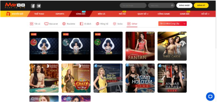 Live Casino đẳng cấp như chơi tại sòng bạc quốc tế Live Casino đẳng cấp như chơi tại sòng bạc quốc tế