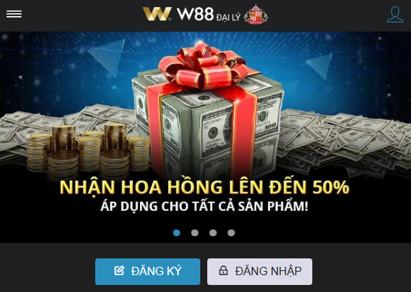 Đại lý W88 hoa hồng 50% Đại lý W88 hoa hồng 50%